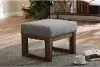 123-6819-RCW Yashiya Gray Upholstered Ottoman Stool