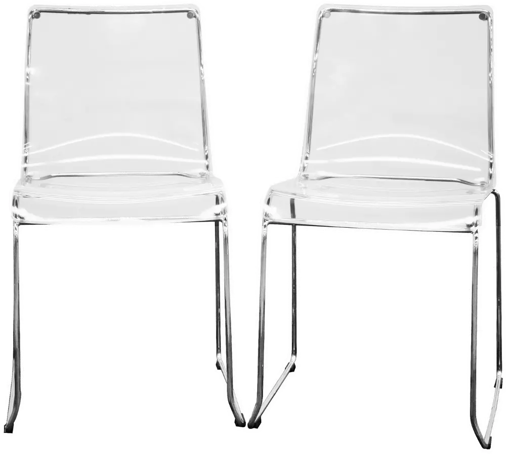 49-3417-RCW Lino Acrylic Dining Room Chair (Set of 2)-1