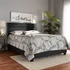 159-9760-RCW Ansa Dark Gray Upholstered Queen Bed