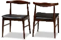 155-9546-RCW Eira Dark Brown Dining Room Chair (Set of 2)