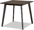 161-10464-RCW Britte Dark Brown Small Dining Room Table