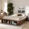164-10669-RCW Arthur Ash Walnut Queen Platform Storage Bed