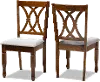 165-10548-RCW Augustine Brown Dining Room Chair (Set of 2)