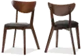 130-7121-RCW Sumner Brown Dining Room Chair (Set of 2)