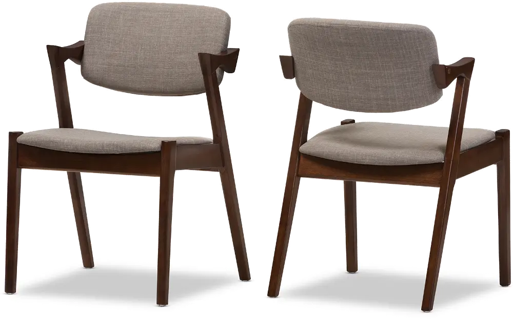 130-7186-RCW Gray Dining Room Chair (Set of 2)-1