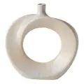 9.75 Cream and White Vase