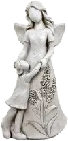Fairy With Child Garden Decor