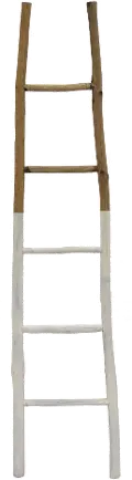 71 Two Tone Ladder Decor