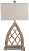 32 Inch Cathedral Window Table Lamp