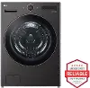 WM6500HBA LG 5 cu ft Front Load Washer - Black Steel 6500B