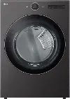 DLGX6501B LG 7.4 cu ft Gas Dryer - Black Steel 6500B