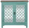 37 Inch Two Door Sea Foam Cabinet