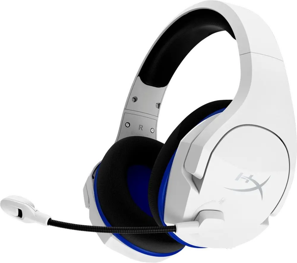 CLOUD_STNGR_CORE_PWL HyperX Cloud Stinger Core Wireless Gaming Headset for PC, PS5, and PS4 - White-1