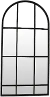 78.75 Inch Arched Metal Wall Mirror