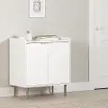 14466 Maliza White Storage Cabinet