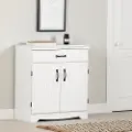 14684 Farnel White Cabinet with Drawer