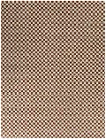 Mann 5 x 7 Checkered Orange Area Rug