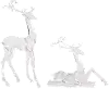 Assorted Acrylic Deer Figurines