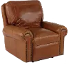 Tahoe Saddle Brown Leather Power Recliner