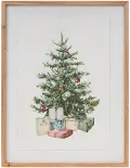 19.5 Inch Christmas Tree Wood Print