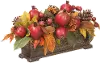 11 Inch Rectangular Pomegranate, Berry, Cone Wooden Box