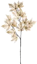 36 Beige Maple Leaf Spray