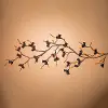 6 Foot Electric Black and Orange Bat Garland