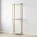 Gwyneth White Marble Closet Hanging Rods
