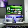 Falcon White Gaming TV Stand with LED Lights