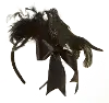 Halloween 10-Inch Crow Fascinator Headband