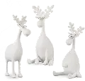 Assorted White Moose with Glasses