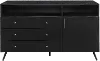 ASHBU52SB Asher Black Storage Sideboard