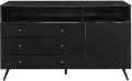 ASHBU52SB Asher Black Storage Sideboard