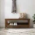 B48ROVEBRO Rover Rustic Oak Entry Bench