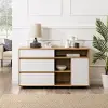 BEC52SBCOSW Beckett 52 White & Oak Sideboard