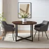 CNRD1DDW Connor 42 Dark Walnut Round Dining Table