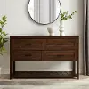 DKBURHEDW Rhett Dark Walnut 4-Door Wood Buffet