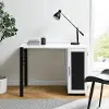 JAHO42CDSW Jared White Writing Desk with Storage