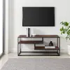 MAYM9EDW Maya 40 Dark Walnut Floating Shelf TV Stand