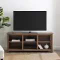 MSET58CORO Mission Rustic Oak Slatted Side 58 TV Stand