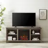 MSF58FCAG Mission Driftwood 58 Fireplace TV Stand