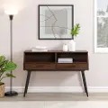 NORL2KDW Nora Dark Walnut Entry Table with Drawers