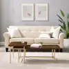 REONCTDW Reema Dark Walnut Nesting Coffee Tables