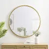 RM36MIGD Gold 36 Double Ribbed Frame Wall Mirror