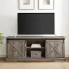 W70SBDGW Sliding Barn Door 70 Gray Wash TV Stand