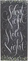 25.5 Inch Silent Night Wall Art