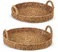 22 Large Seagrass Handle Tray