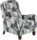 Prestige Mineral Geometric High-Leg Recliner