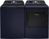 KIT GE Profile Agitator Washer and Electric Dryer Set - Blue PT900B