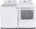 .LG-W/W-7151-ELE--PR LG Top Load Washer and Electric Dryer - White, 7155W